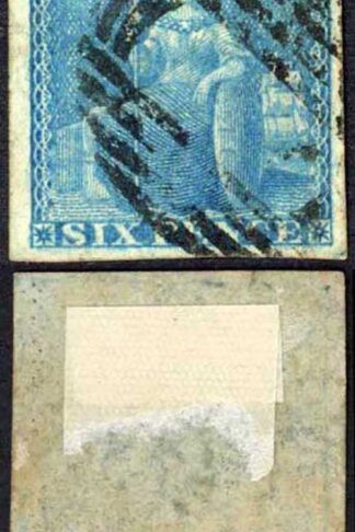 Mauritius SG32 6d Blue Fine Used Cat 60 pounds