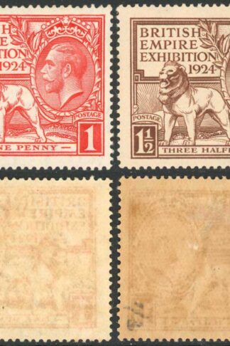 SG430-431 1924 Wembley M/M