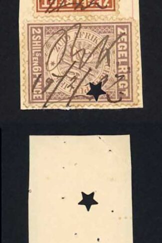 Transvaal BF50 and BF53 One Pound x 4 and 2/6 on piece