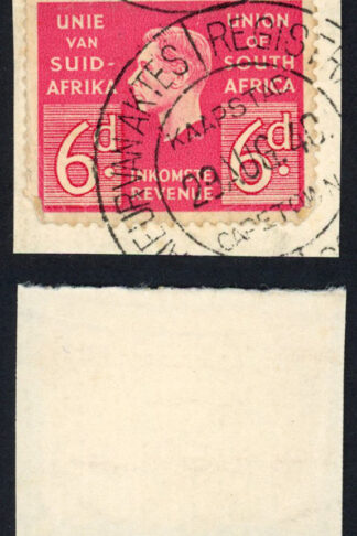 South Africa BF35 6d Red on piece