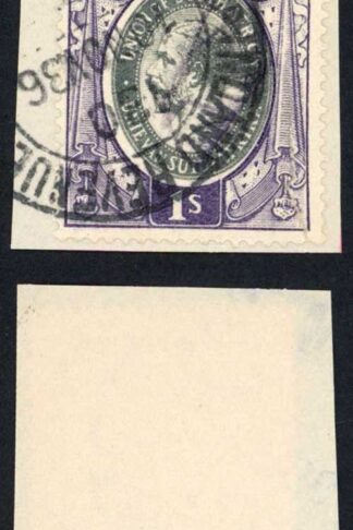 South Africa BF21 1/- Purple and Grey