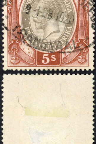 South Africa BF8 5/- Red-brown and Grey-brown