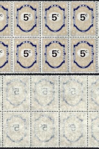 South Africa BF151 5c Blue and Gold (83) U/M Block of 10