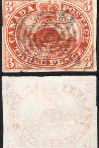 Canada SG223d Beaver Thin soft Paper Four Margins Cat 500 Pounds