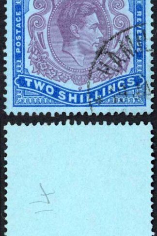Bermuda SG116 2/- Deep Reddish Purple and Ultramarine Cat 50 Pounds