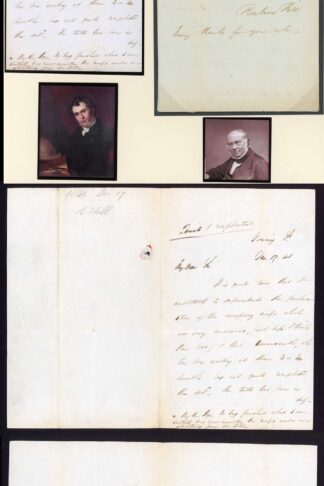 Rowland Hill Letter 17 Dec 1841 to PMG about John Arrowsmiths work