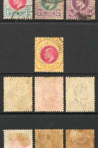 Natal SG127/39 1902 Set of 13 Used Cat 160 pounds