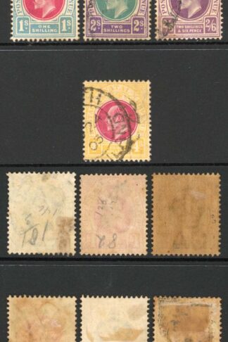 Natal SG127/39 1902 Set of 13 Used Cat 160 pounds