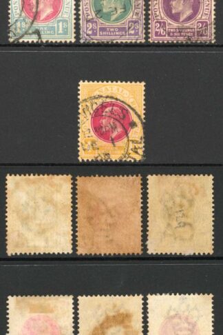 Natal SG127/39 1902 Set of 13 Used Cat 160 pounds