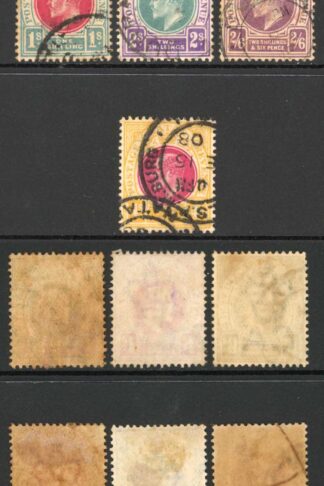 Natal SG127/39 1902 Set of 13 Used Cat 160 pounds