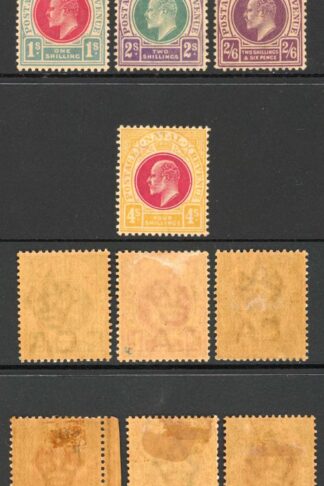 Natal SG127/39 1902 Set of 13 M/M (toned gum) Cat 275 pounds