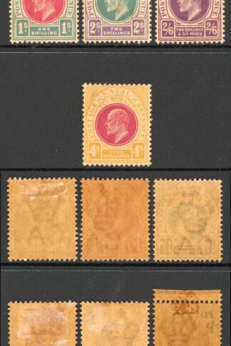 Natal SG127/39 1902 Set of 13 M/M (toned gum) Cat 275 pounds