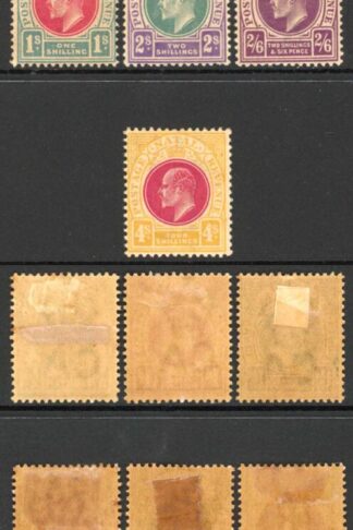 Natal SG127/39 1902 Set of 13 M/M (toned gum) Cat 275 pounds