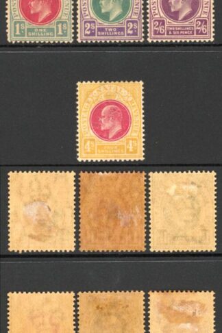 Natal SG127/39 1902 Set of 13 M/M (toned gum) Cat 275 pounds