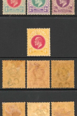 Natal SG127/39 1902 Set of 13 M/M (toned gum) Cat 275 pounds