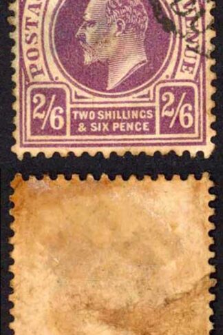 Natal SG138 2/6 Wmk CA Registered Durban pmk Cat 15 pounds