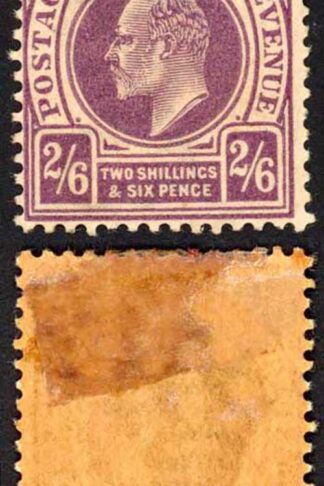 Natal SG138 2/6 Wmk CA M/M (toned gum) Cat 75 pounds