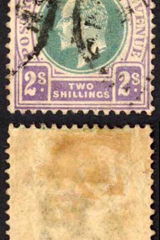 Natal SG137 2/- Wmk CA used Cat 12 pounds