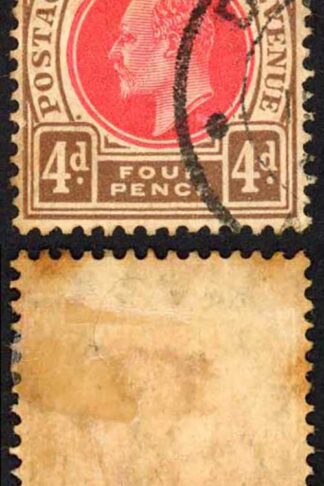 Natal SG133 4d Wmk CA used (toned) Cat 28 pounds