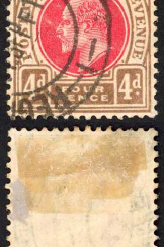 Natal SG133 4d Wmk CA used Cat 28 pounds