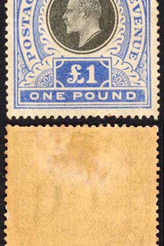 Natal SG142 One Pound Postage Revenue Cat 350 pounds M/M (Toned)