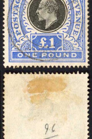 Natal SG142 One Pound Cat 95 pounds 20 Sept 1904 Pietermaritzburg Pmk