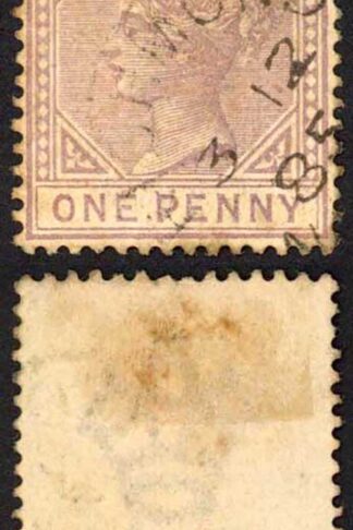 Natal BF84 1d Fiscal Wmk CA Richmond CDS