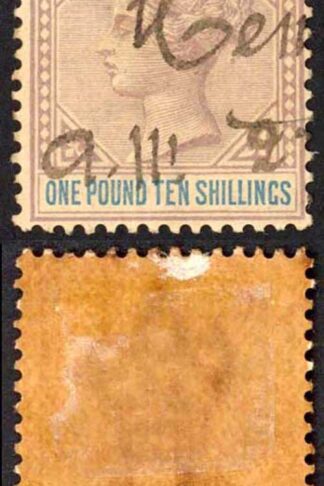 Natal BF95 One Pounds 10/- Lilac and Blue