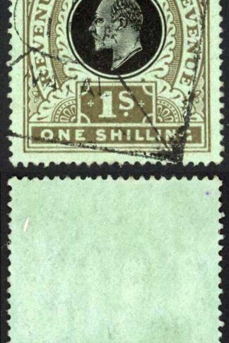 Natal BF109 1/- Black and Brown on Green