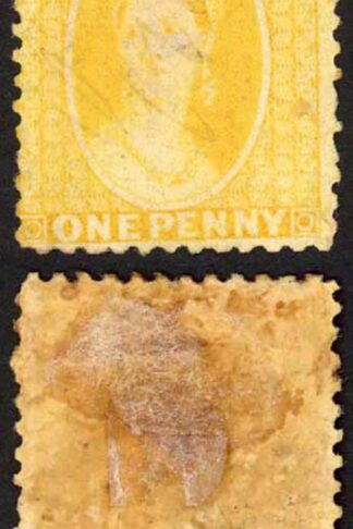 Natal BF77 1d Yellow Wmk CC See Footnote in SG under SG24