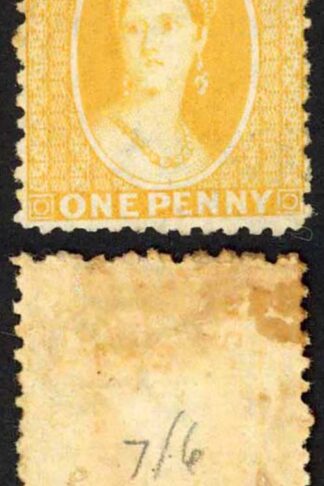 Natal BF77 1d Yellow Wmk CC See Footnote in SG under SG24 MINT