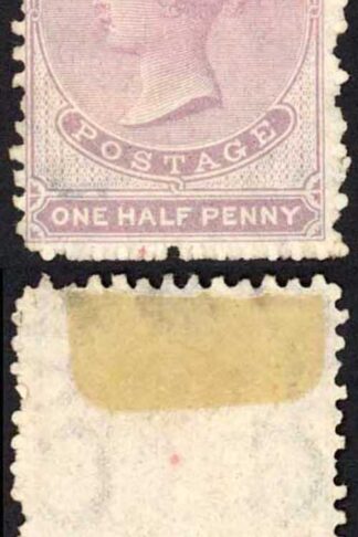 Ceylon SG48 1/2d Dull Mauve Wmk CC Mint no gum Cat 80 pounds