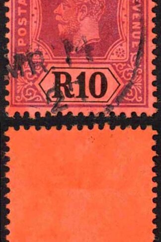 Ceylon SG318b 10r Wmk Mult CA Die 2 Cat 180 pounds
