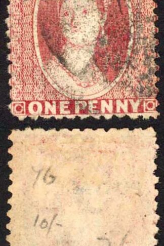 Natal SG76x 1d Rose Wmk CC Reversed Opt POSTAGE (locally) Cat 95 pounds