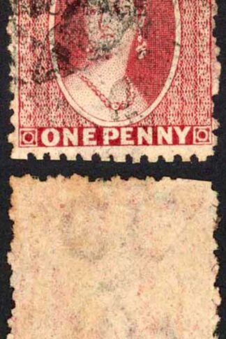 Natal SG76x 1d Rose Wmk CC Reversed Opt POSTAGE (locally) Cat 95 pounds