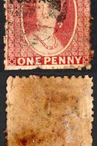 Natal SG76x 1d Rose Wmk CC Reversed Opt POSTAGE (locally) Cat 95 pounds