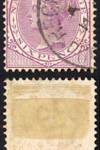 Natal SG103 6d Mauve Wmk CA Cat 3.50 pounds