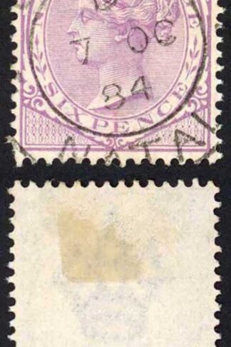 Natal SG103 6d Mauve Wmk CA Cat 3.50 pounds