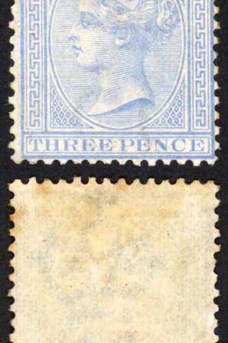 Natal SG68 3d Blue Wmk CC Mint (tone spots) Cat 190 pounds