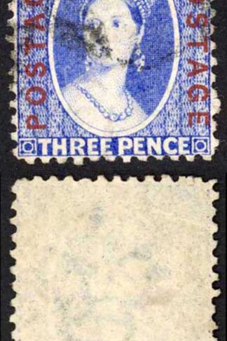Natal SG60x 1d Bright Red Opt Postage Wmk CC Reversed Fine used Cat 16 pounds