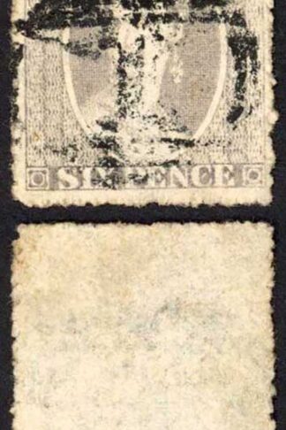 Natal SG13 6d Grey No Wmk Rough Perf 14 to 16 Used Cat 80 pounds
