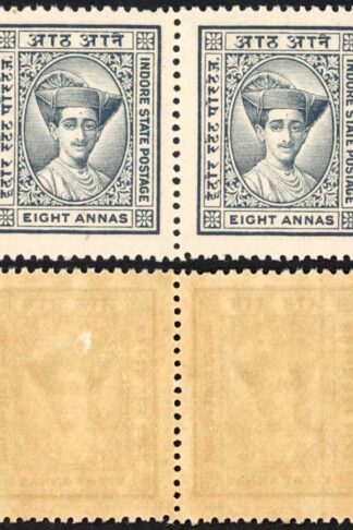 Indore SG27 8a Slate-grey PAIR U/M Cat 28++