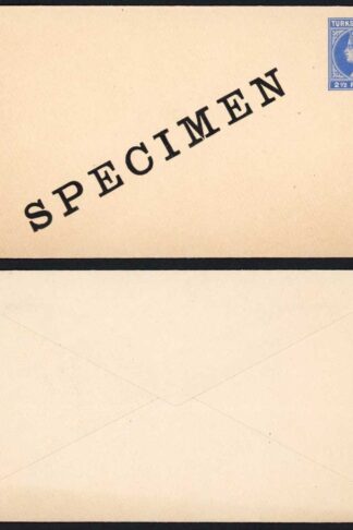 Turks and Caicos QV 2d Envelope Opt SPECIMEN