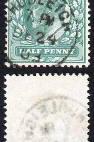 SG216 KEVII 1/2d Blue-green DLR CDS