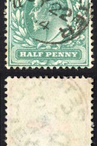 SG216 KEVII 1/2d Blue-green DLR CDS