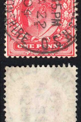 KEVII SG219 1d Scarlet DLR CDS Used