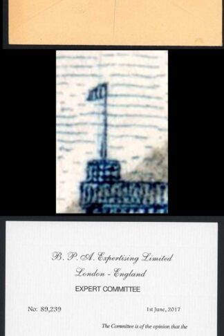Bechuanaland SG111e 1935 Silver Jubilee 1d Double Flagstaff on Cover BPA Cert