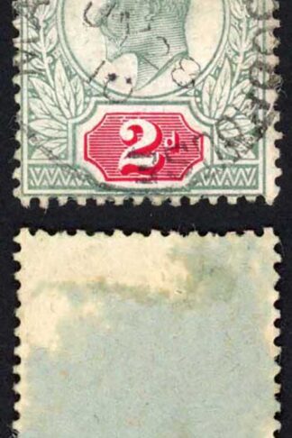 KEVII SG228 2d Pale Grey Green and Scarlet (c) DLR CDS Used