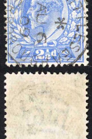 KEVII SG231 2 1/2d Pale Ultramarine DLR CDS Used