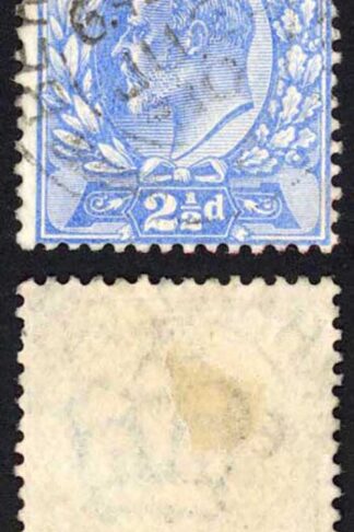 KEVII SG231 2 1/2d Pale Ultramarine DLR CDS Used